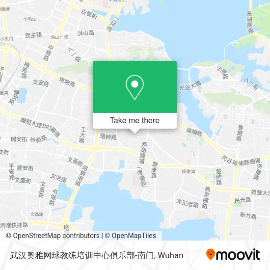 武汉奥雅网球教练培训中心俱乐部-南门 map