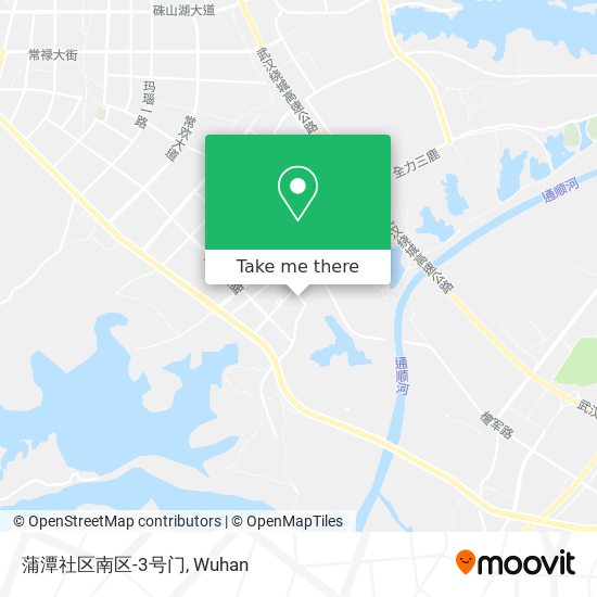 蒲潭社区南区-3号门 map