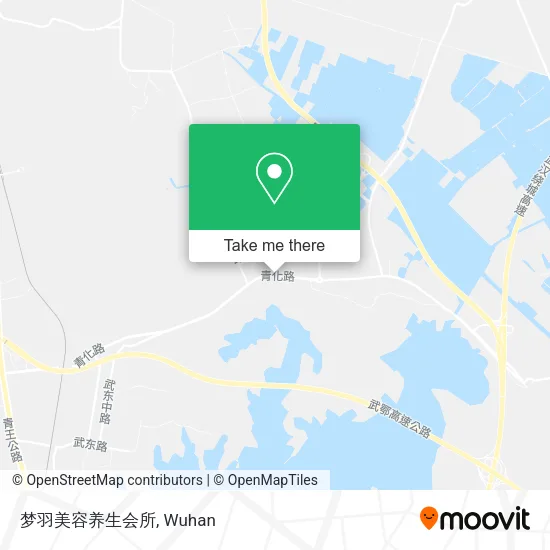 梦羽美容养生会所 map