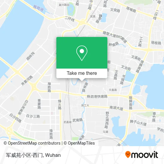 军威苑小区-西门 map