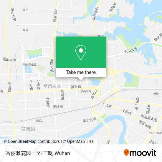 富丽雅花园一至-三期 map