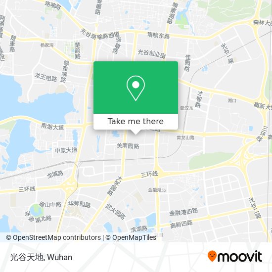 光谷天地 map