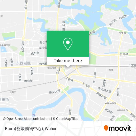 Etam(荟聚购物中心) map