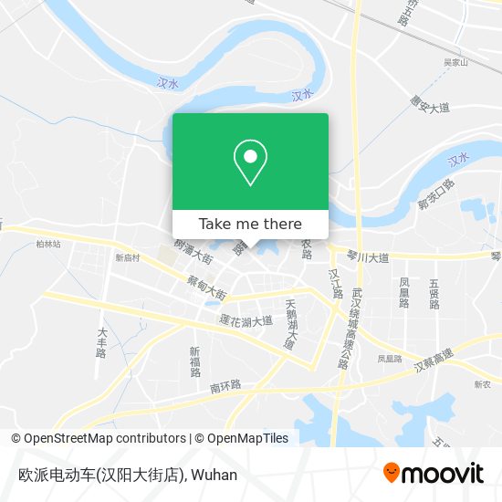 欧派电动车(汉阳大街店) map