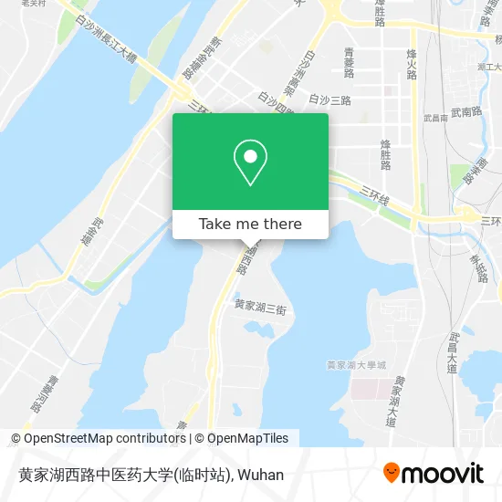 黄家湖西路中医药大学(临时站) map