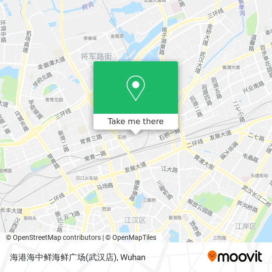 海港海中鲜海鲜广场(武汉店) map