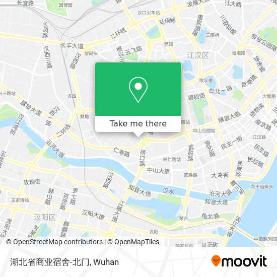 湖北省商业宿舍-北门 map
