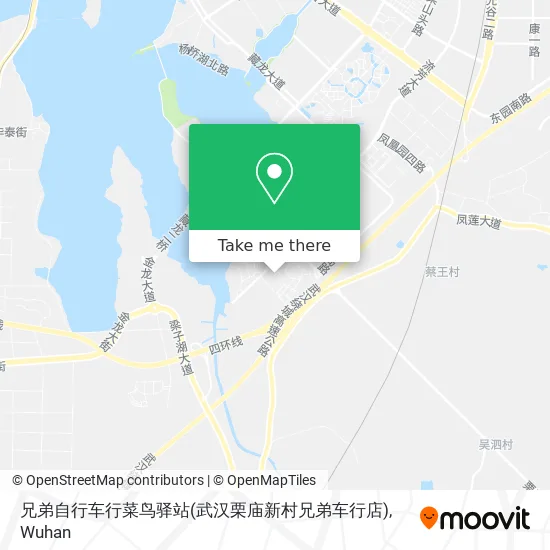 兄弟自行车行菜鸟驿站(武汉栗庙新村兄弟车行店) map