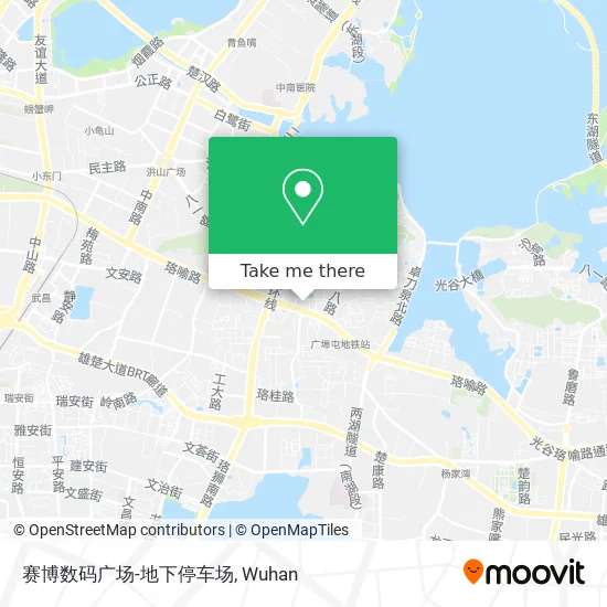 赛博数码广场-地下停车场 map