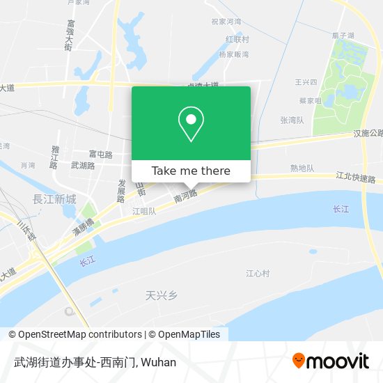 武湖街道办事处-西南门 map