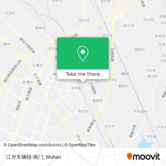 江岸车辆段-南门 map
