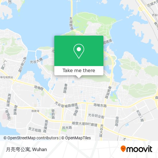 月亮弯公寓 map