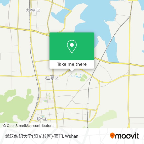 武汉纺织大学(阳光校区)-西门 map