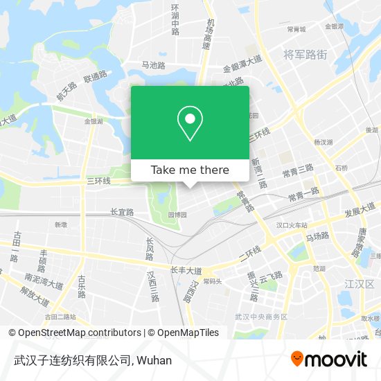 武汉子连纺织有限公司 map
