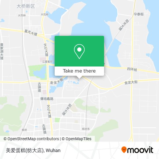 美爱蛋糕(纺大店) map