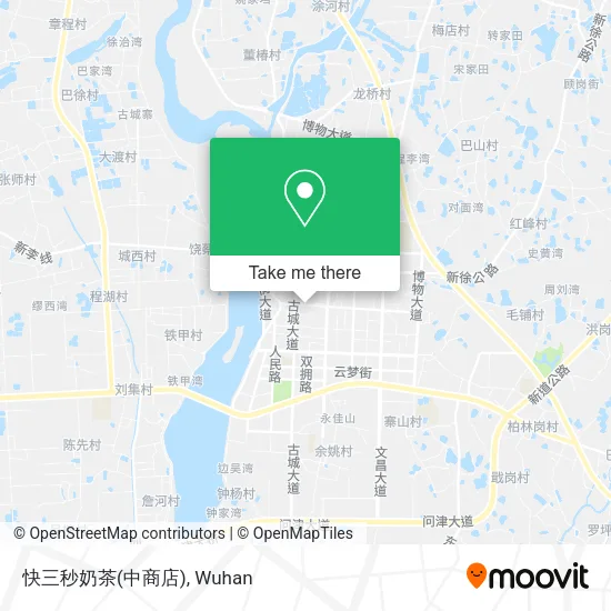 快三秒奶茶(中商店) map
