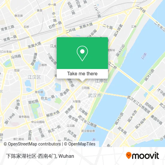 下陈家湖社区-西南4门 map