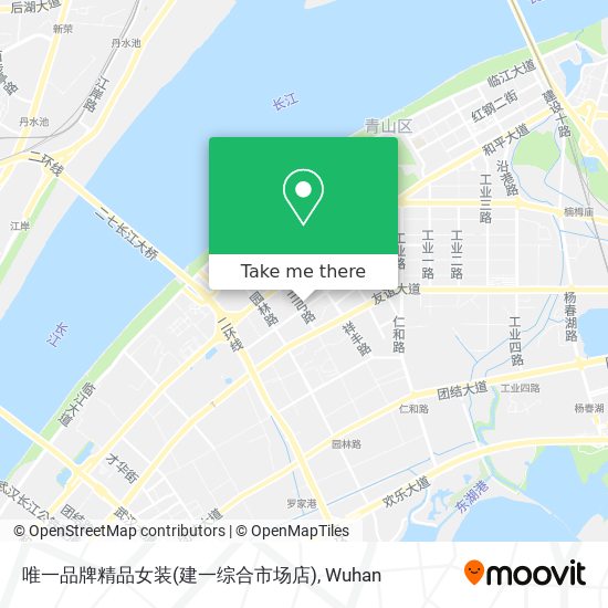 唯一品牌精品女装(建一综合市场店) map