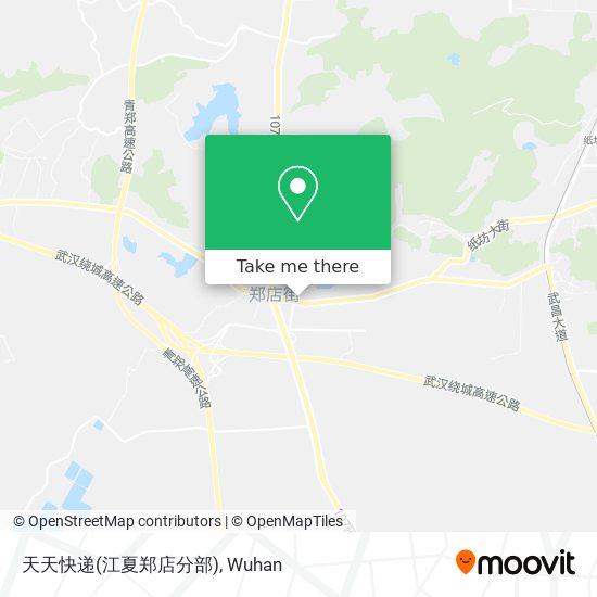 天天快递(江夏郑店分部) map