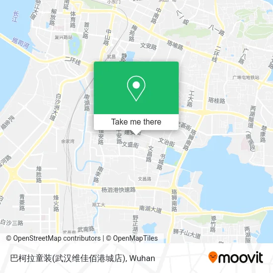 巴柯拉童装(武汉维佳佰港城店) map