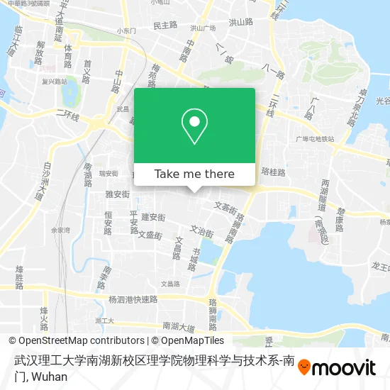 武汉理工大学南湖新校区理学院物理科学与技术系-南门 map