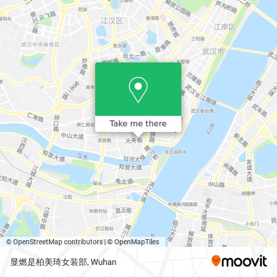 显燃是柏美琦女装部 map