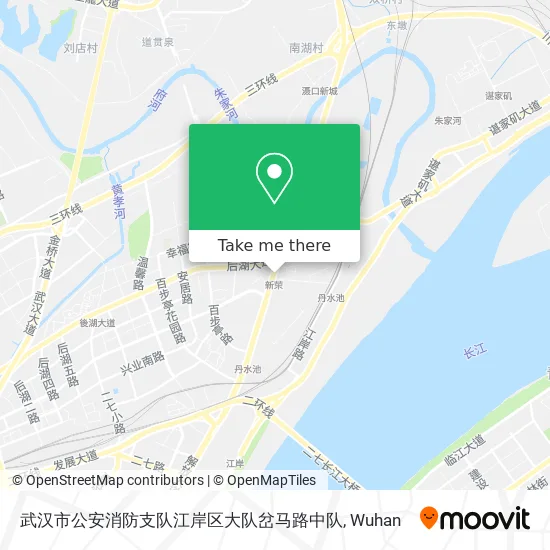 武汉市公安消防支队江岸区大队岔马路中队 map