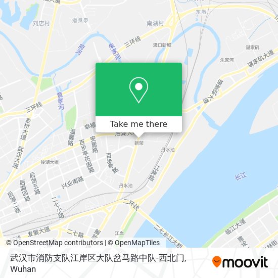 武汉市消防支队江岸区大队岔马路中队-西北门 map