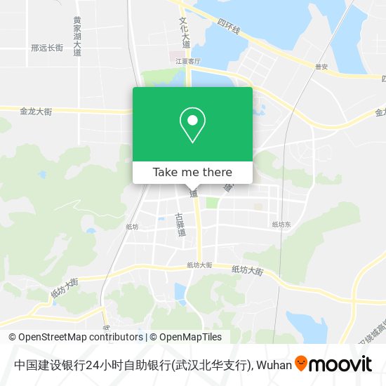 中国建设银行24小时自助银行(武汉北华支行) map
