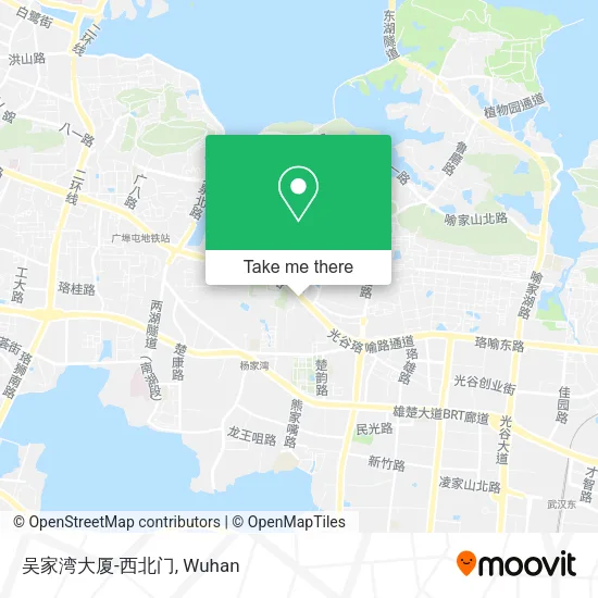吴家湾大厦-西北门 map