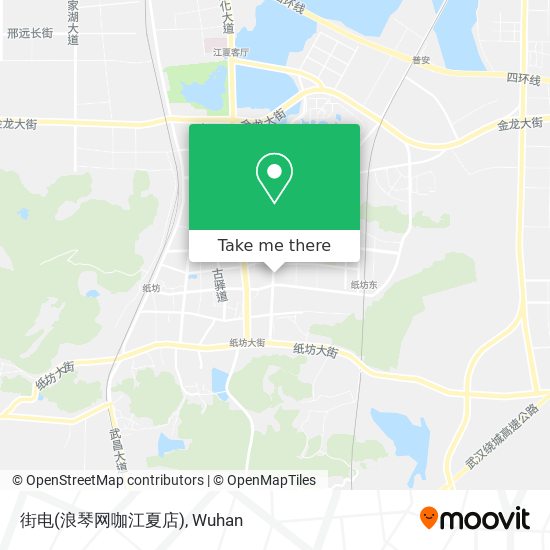 街电(浪琴网咖江夏店) map