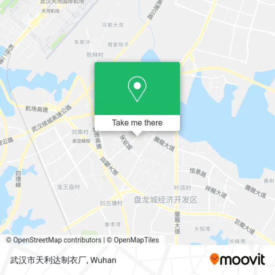 武汉市天利达制衣厂 map