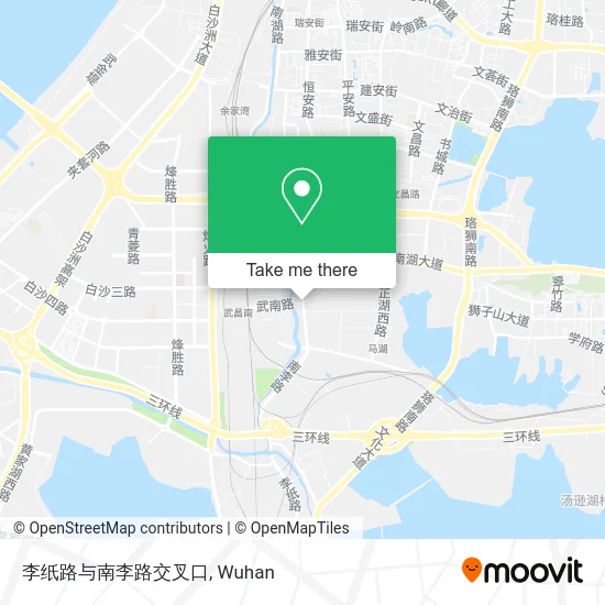 李纸路与南李路交叉口 map