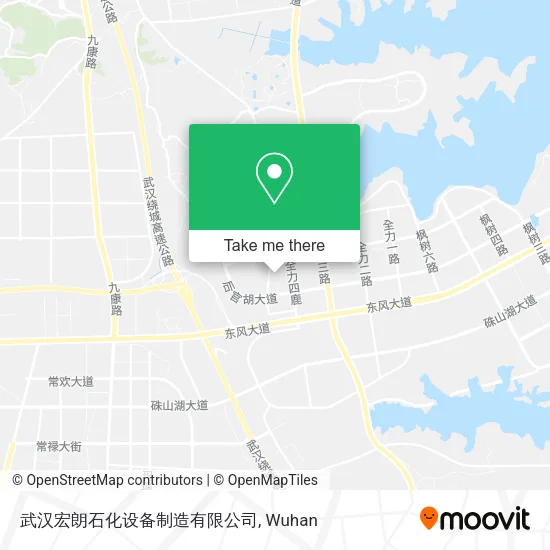 武汉宏朗石化设备制造有限公司 map
