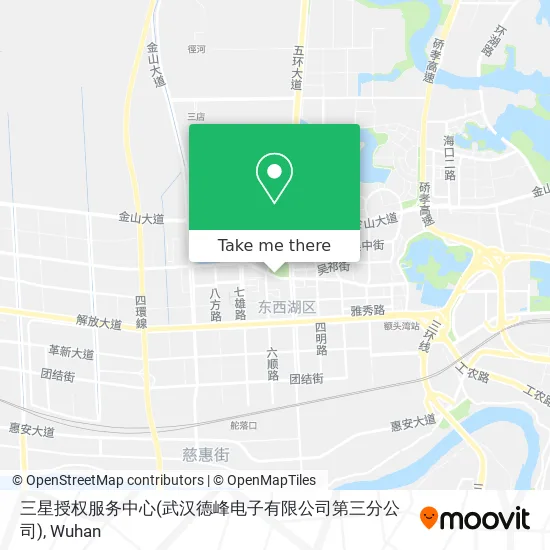 三星授权服务中心(武汉德峰电子有限公司第三分公司) map