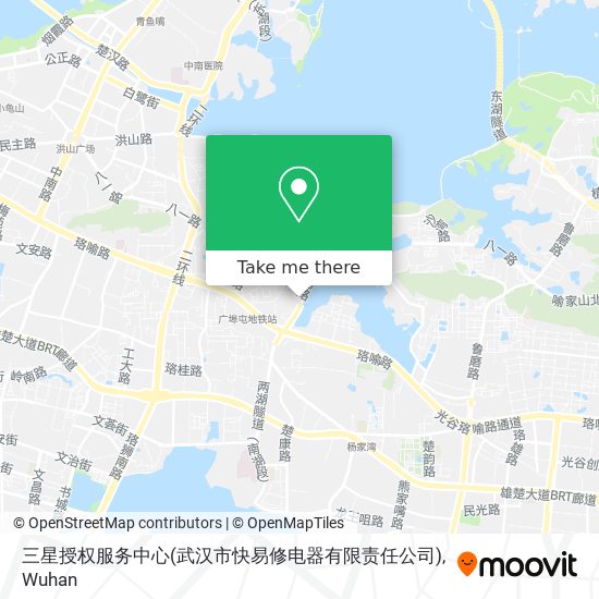三星授权服务中心(武汉市快易修电器有限责任公司) map