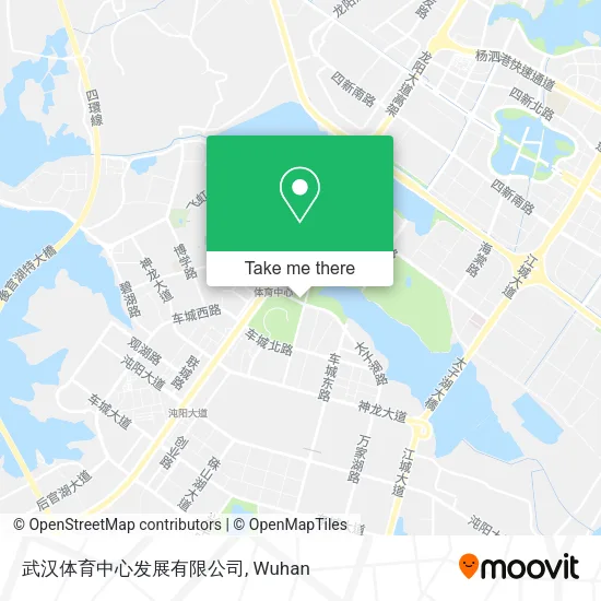 武汉体育中心发展有限公司 map