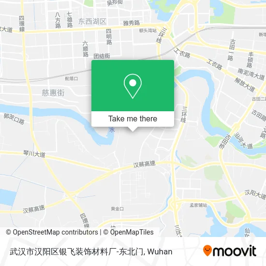 武汉市汉阳区银飞装饰材料厂-东北门 map