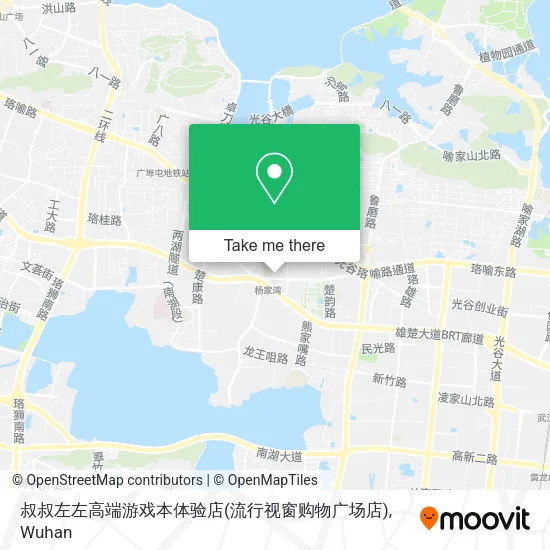 叔叔左左高端游戏本体验店(流行视窗购物广场店) map