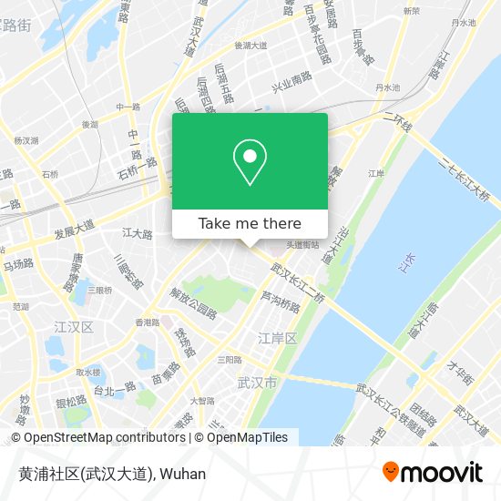 黄浦社区(武汉大道) map