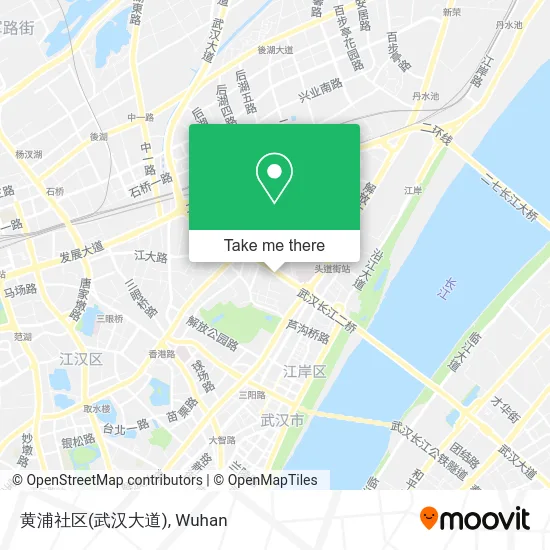 黄浦社区(武汉大道) map