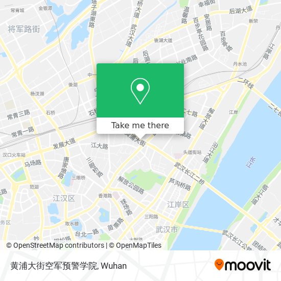 黄浦大街空军预警学院 map
