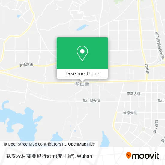武汉农村商业银行atm(奓正街) map