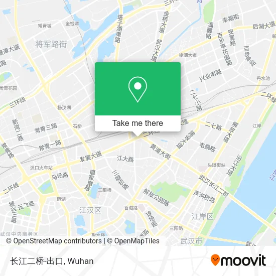 长江二桥-出口 map