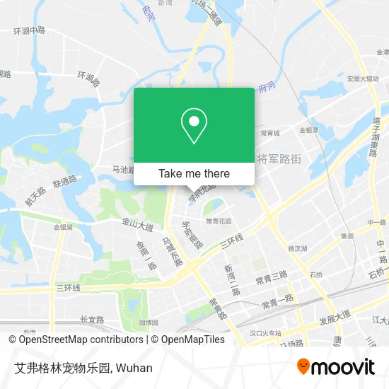 艾弗格林宠物乐园 map