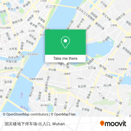 国宾楼地下停车场-出入口 map