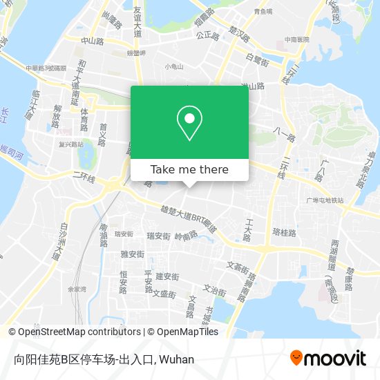 向阳佳苑B区停车场-出入口 map