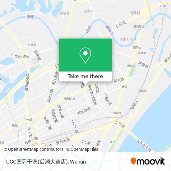 UCC国际干洗(后湖大道店) map