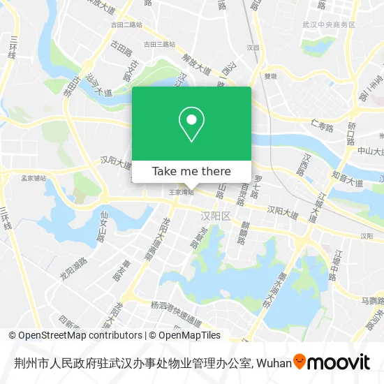 荆州市人民政府驻武汉办事处物业管理办公室 map