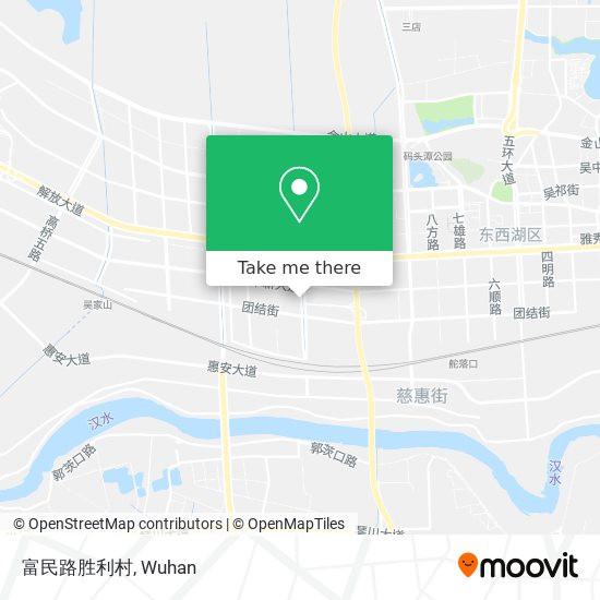 富民路胜利村 map